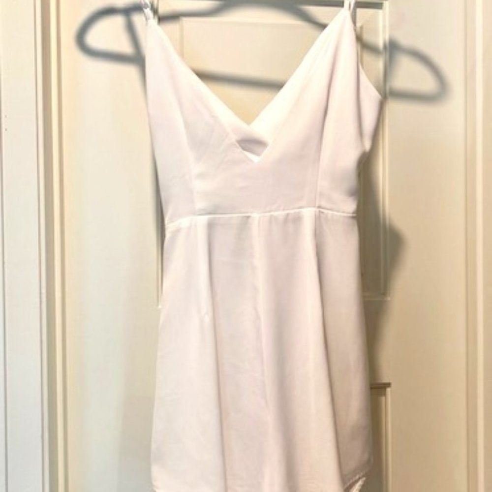 Superdown White Cutout Romper